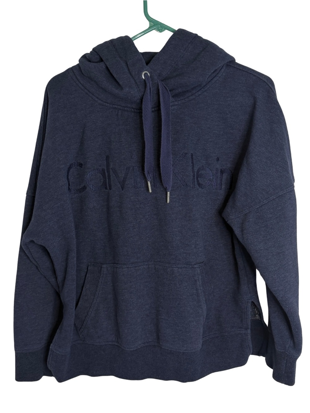 Calvin Klein Performance Dark Blue Long Sleeve Hoodie Size Medium
